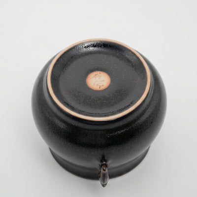 Ge Ware Dark Glaze Twin-Handle Incense Burner