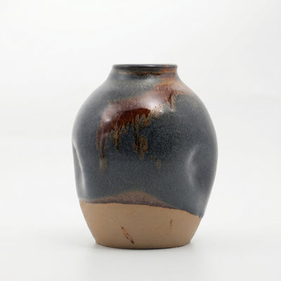 Ou Ware Dragon Kiln Fired Hand-Pinched Small Vase (Ware Flambé)