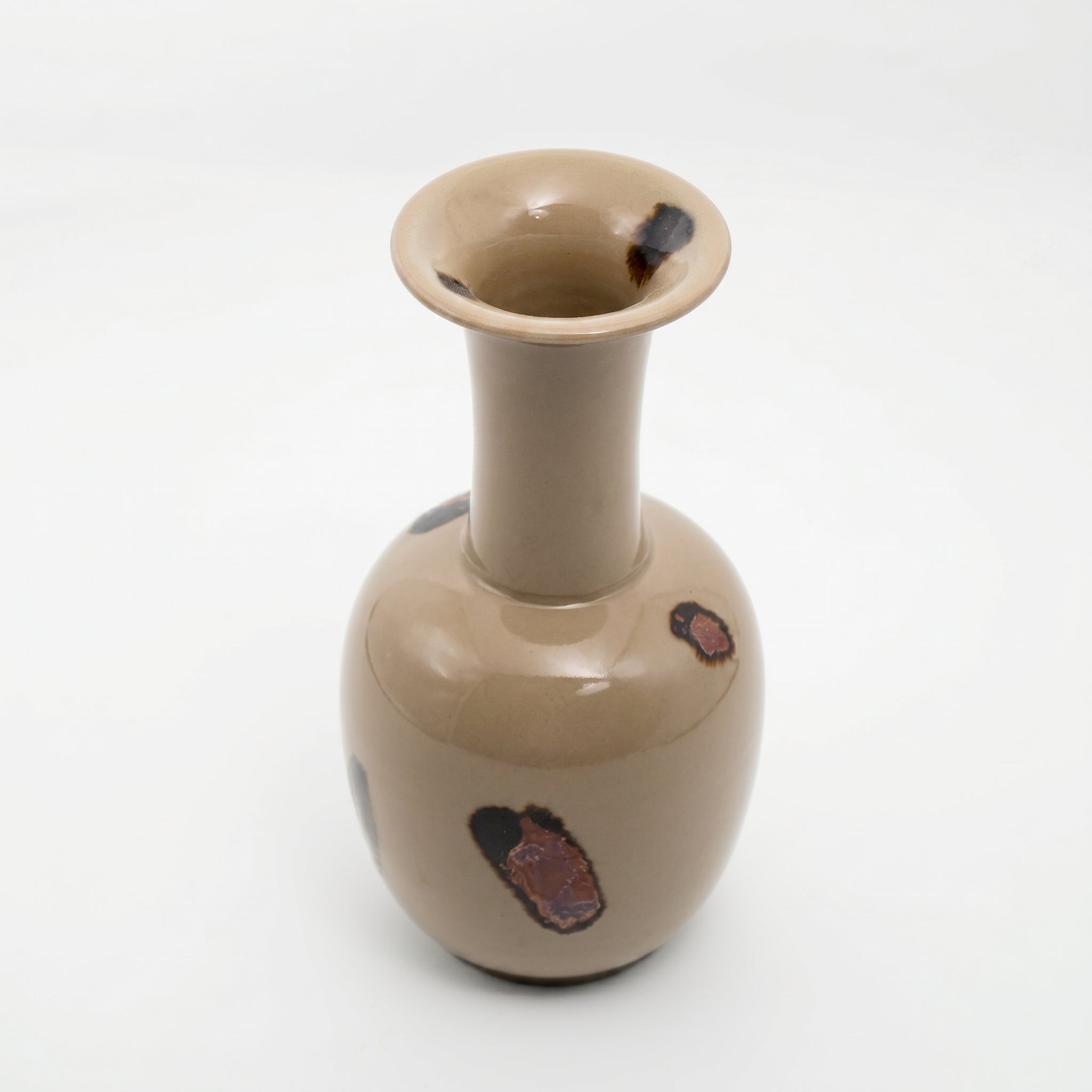 Ou Ware Dragon Kiln Fired Flared-Mouth Spotted Vase