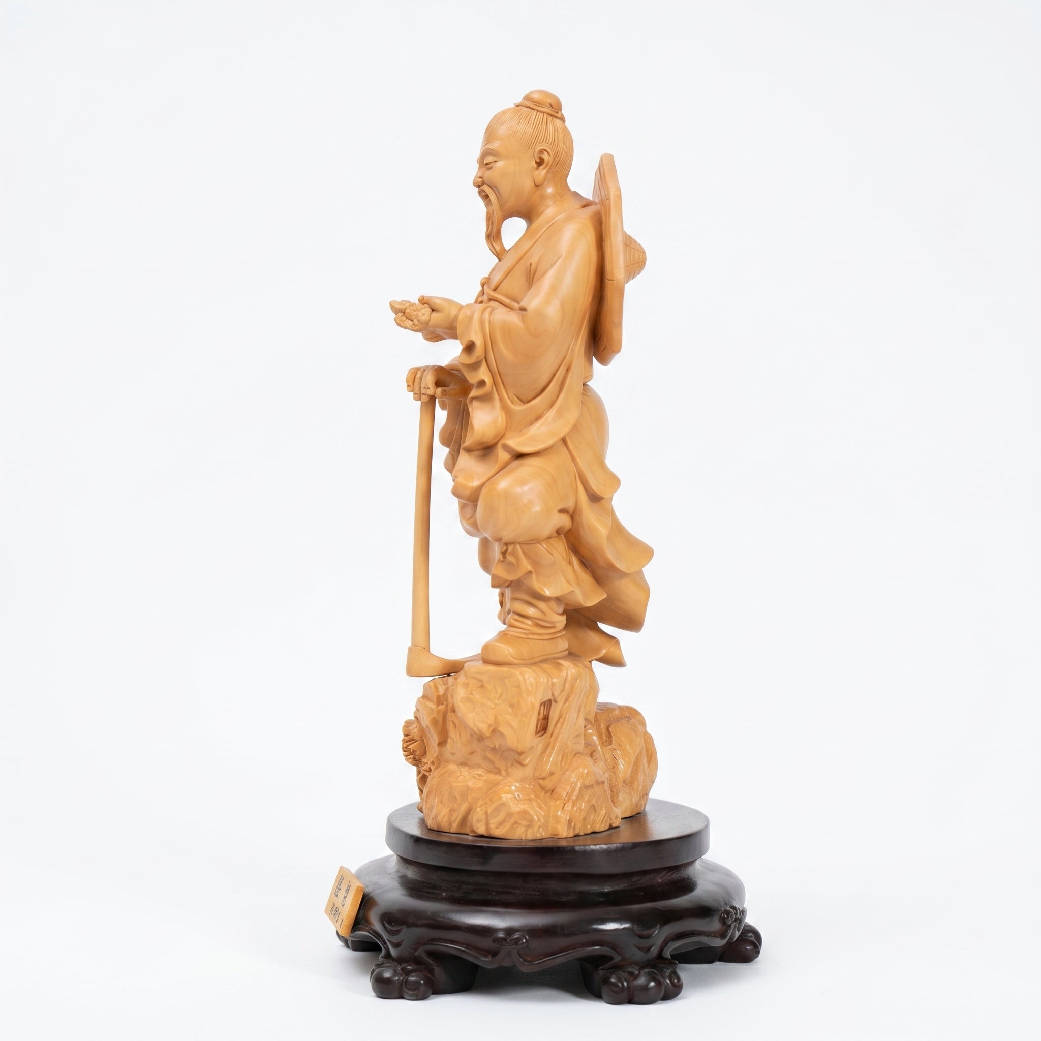 Boxwood Carving of Medical Saint Zhang Zhongjing
