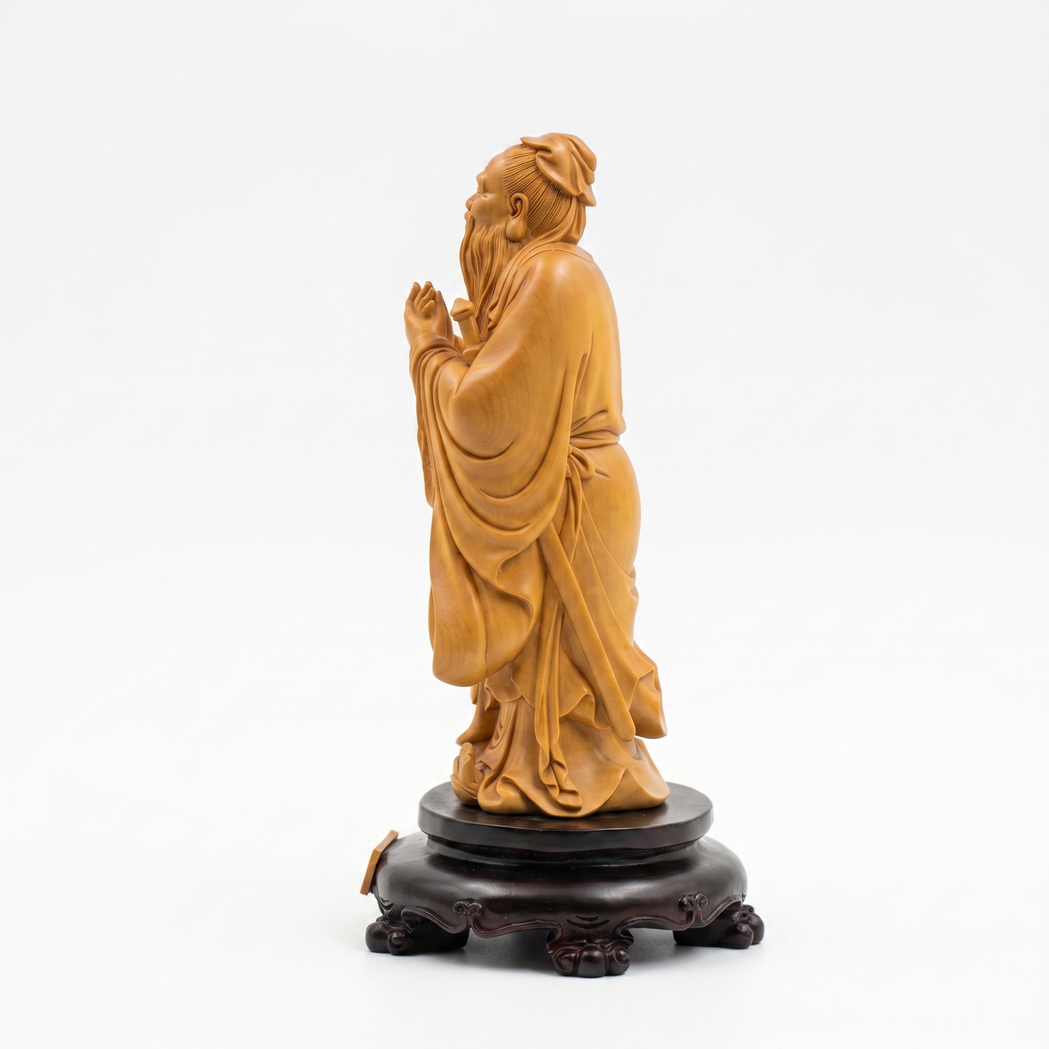 Boxwood Carving of Cultural Saint Confucius