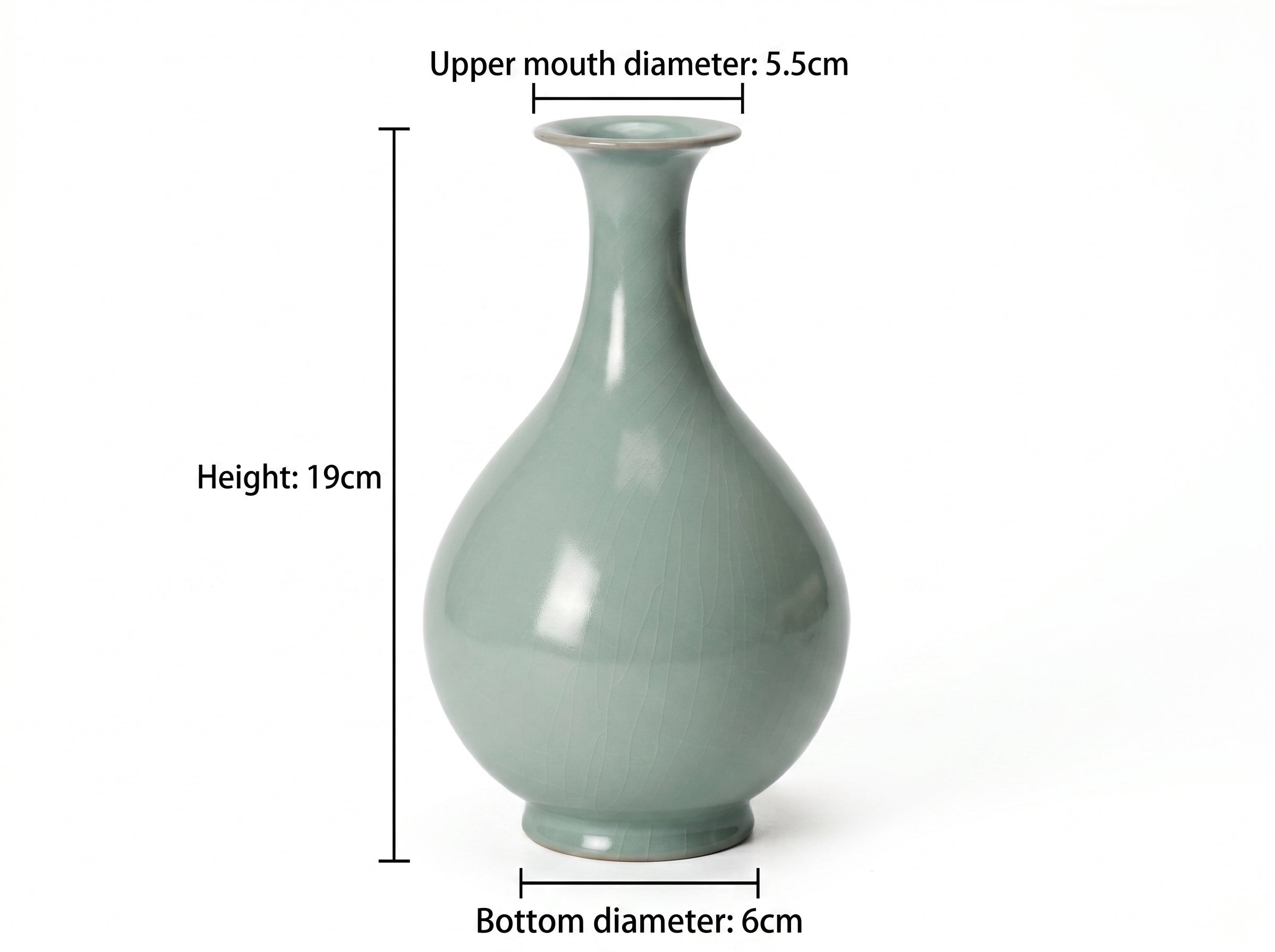 Ru Ware Celadon Yuhuchun  Vase