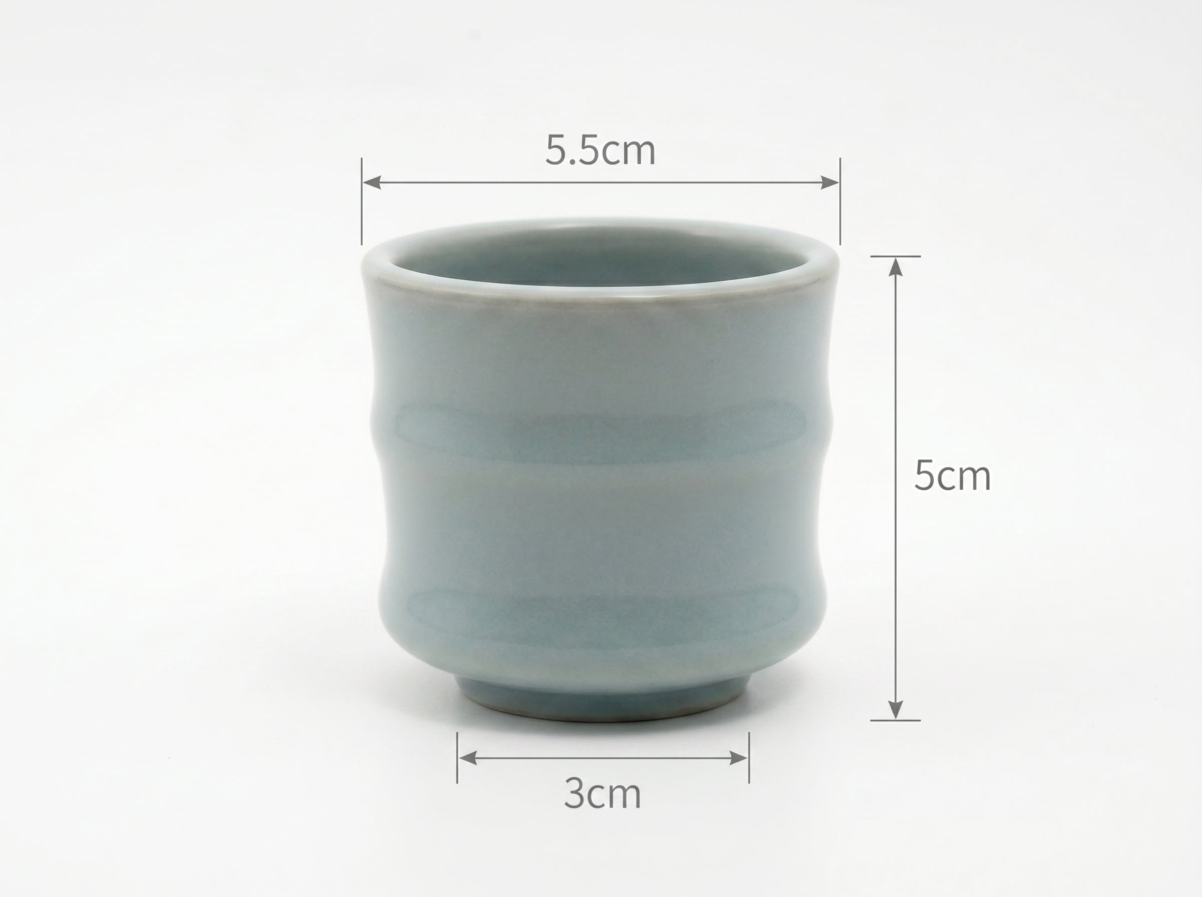 Ge Ware Rounded Bottom Guan Glaze Bamboo Joint Cup