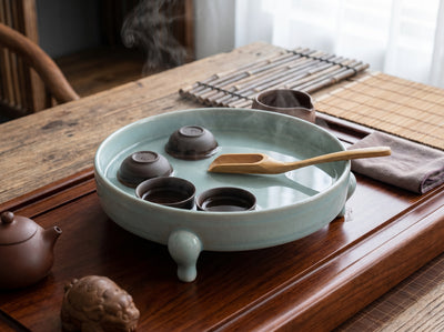 Ru Ware Celadon Three-Legged Brush Washer