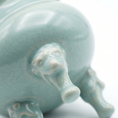 Ru Ware Celadon Beast-Foot Incense Burner
