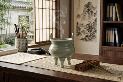 Ru Ware Celadon Beast-Foot Incense Burner