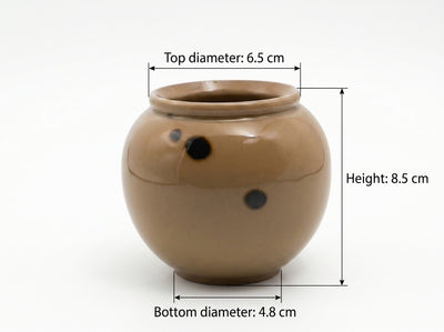 Ou Ware Dragon Kiln Fired Spotted Small Water Receptacle