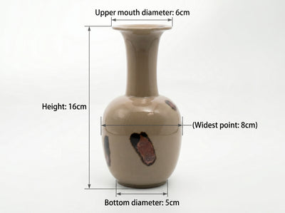 Ou Ware Dragon Kiln Fired Flared-Mouth Spotted Vase