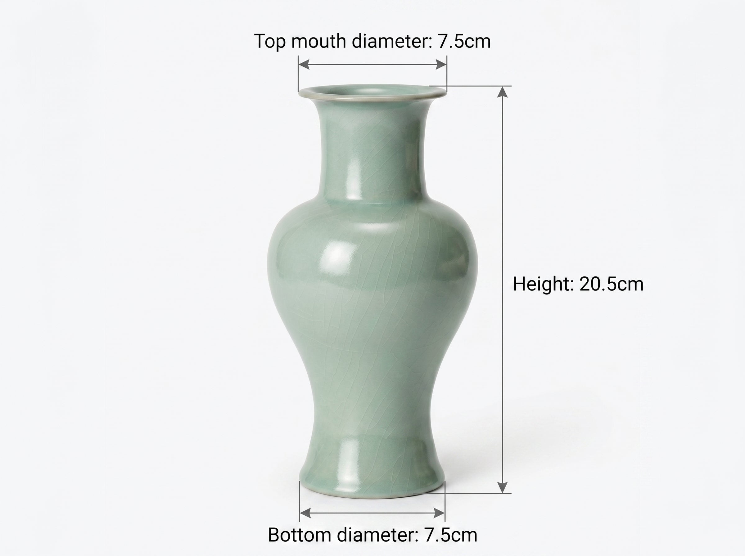Ru Ware Celadon Guanyin Vase