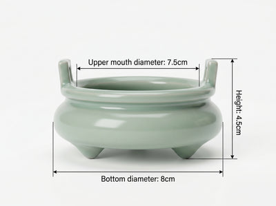 Ru Ware Celadon Twin-Handle Censer