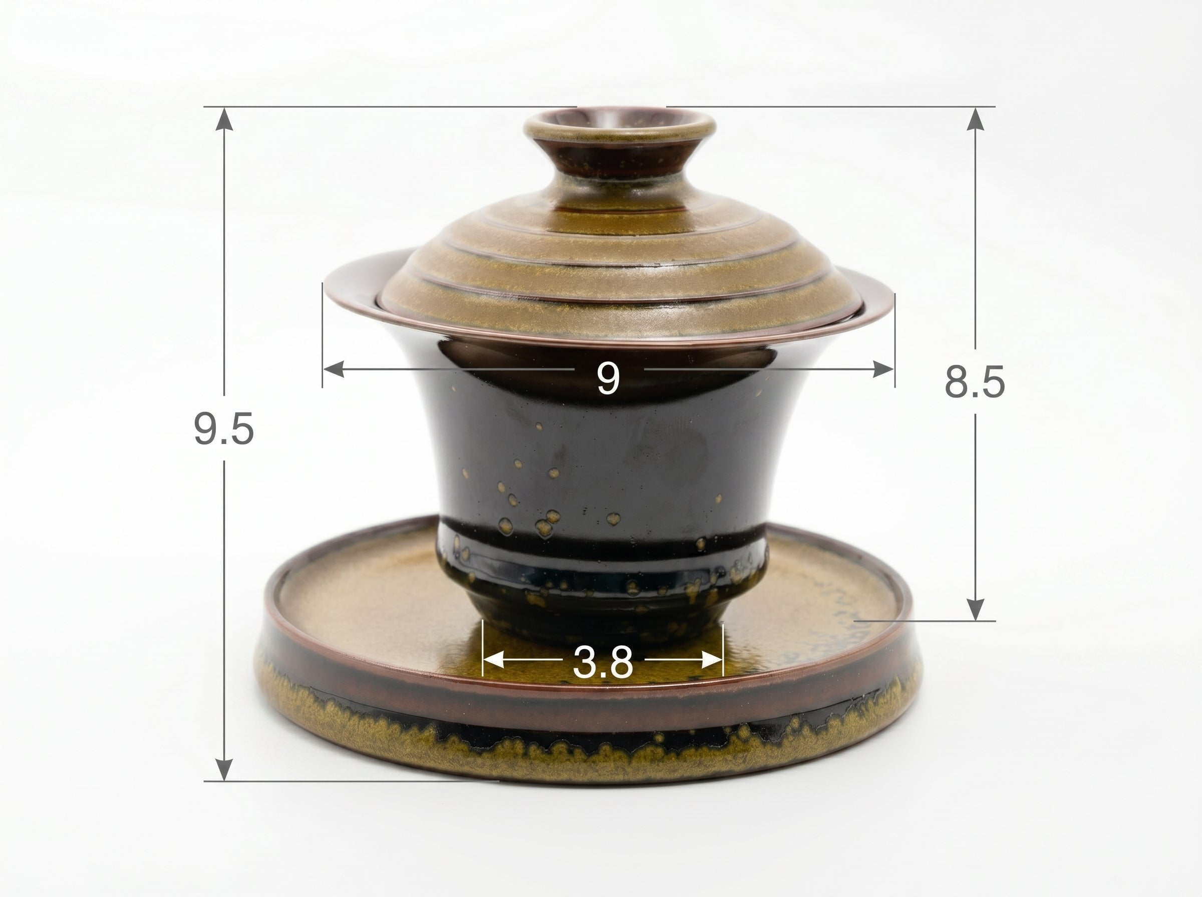 Ge Ware Tea Dust Glaze Gaiwan
