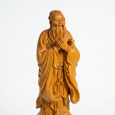 Boxwood Carving of Cultural Saint Confucius