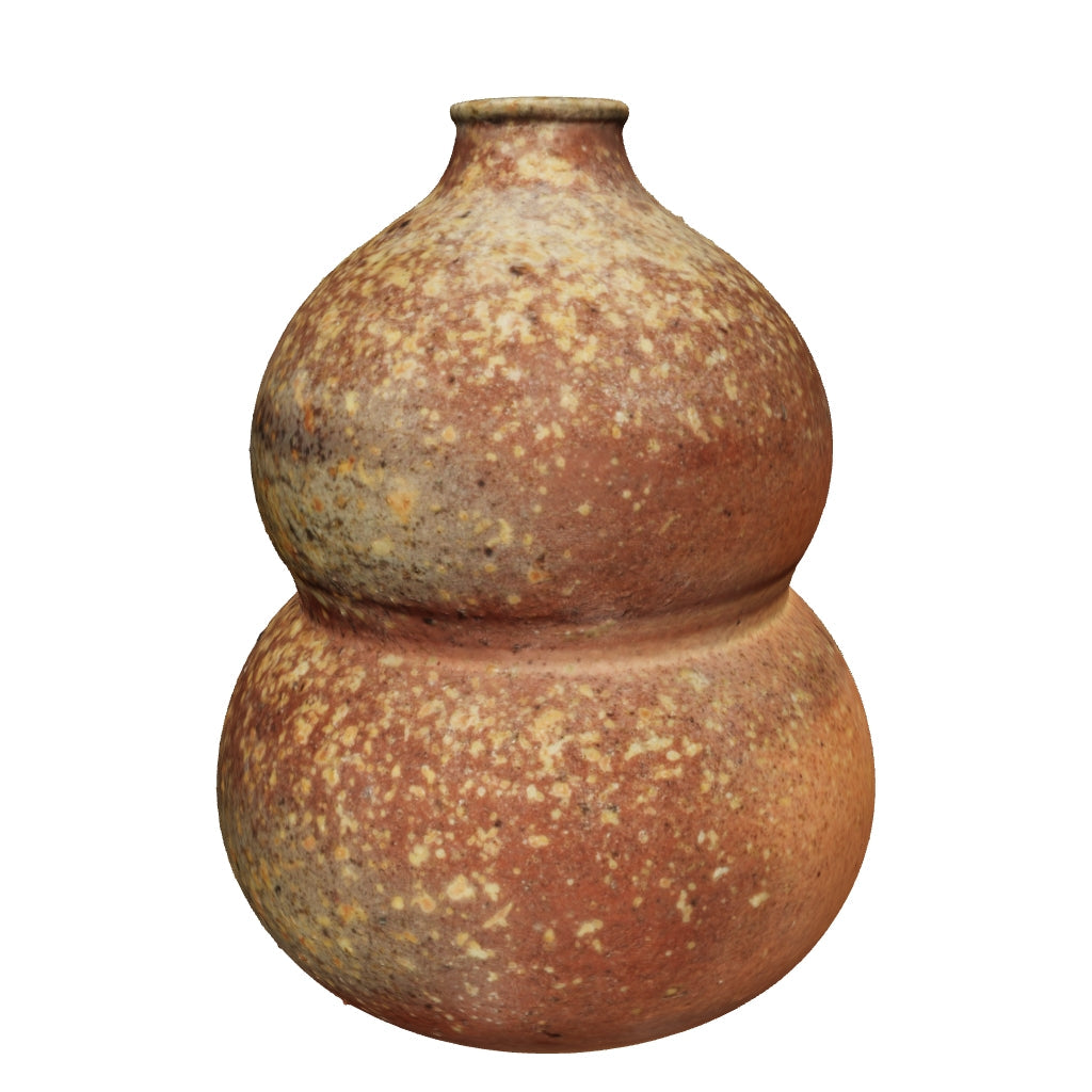 Ou Ware Wood-Fired Mini Gourd Vase