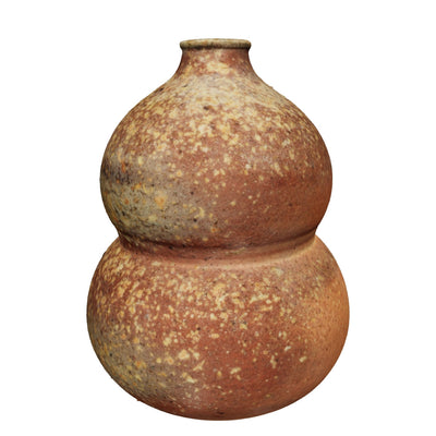 Ou Ware Wood-Fired Mini Gourd Vase