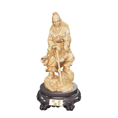 Boxwood Carving of Medical Saint Zhang Zhongjing