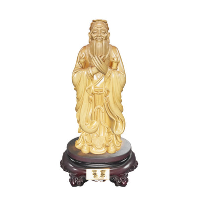 Boxwood Carving of Cultural Saint Confucius