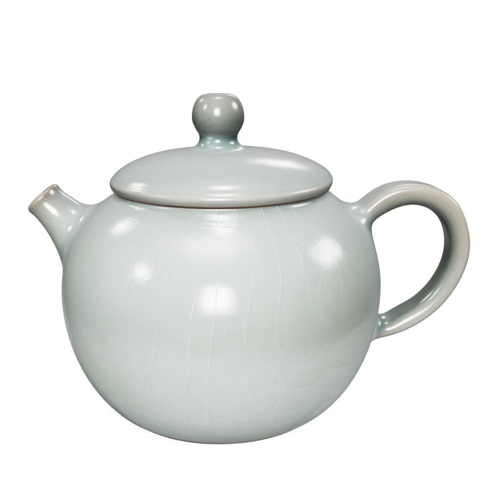 Ru Ware Celadon Apple Teapot