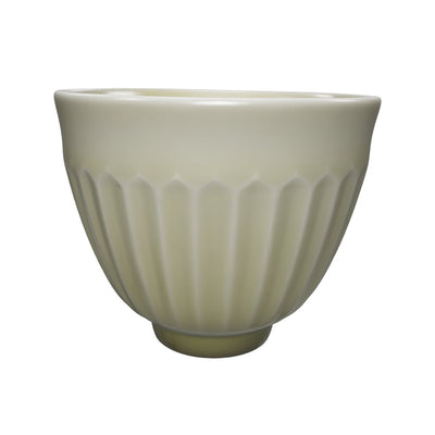 Ou Ware Pale Celadon Handmade Lotus Cup